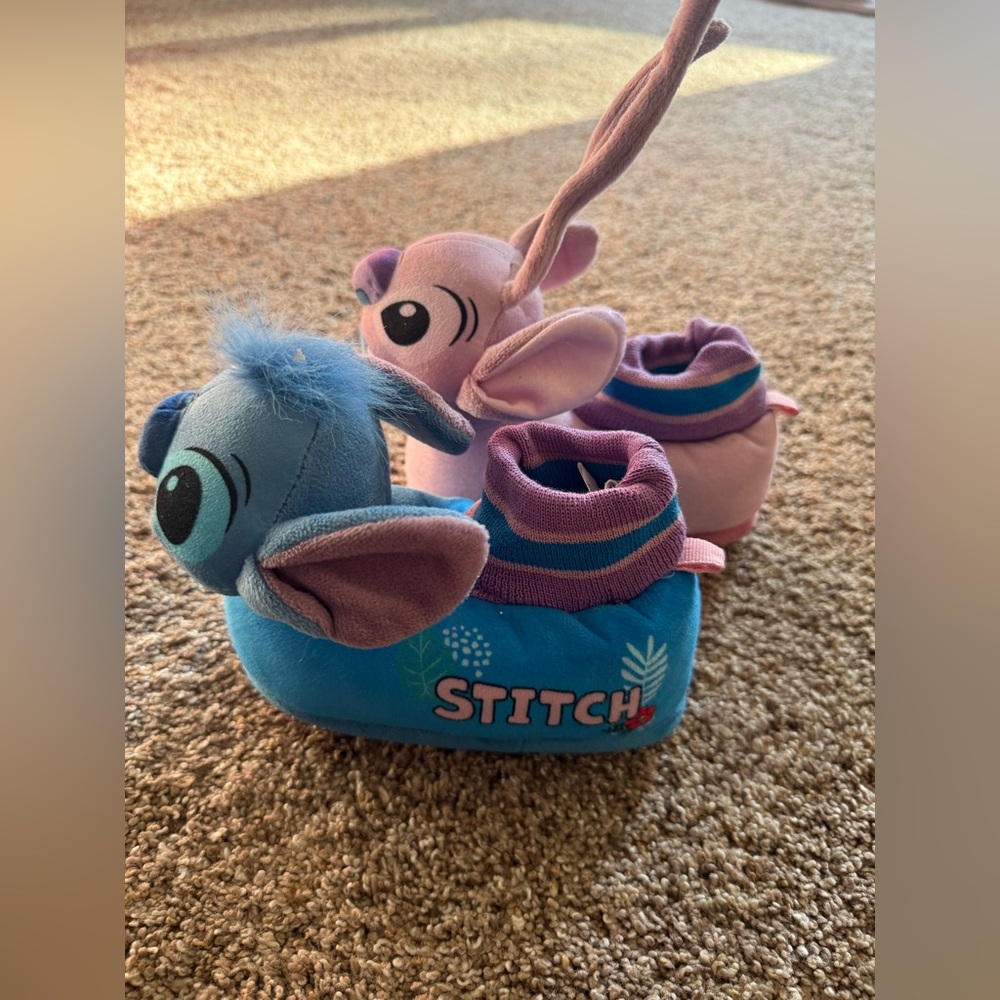 Disney Stitch Plush Toy with Purple and Blue Accents - Picture 3 of 5